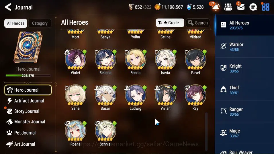 Epic Seven Accounts ASIA Unverif|17 ML(BArunka,Ruele oL,Belian,Etc)+Ab image 20