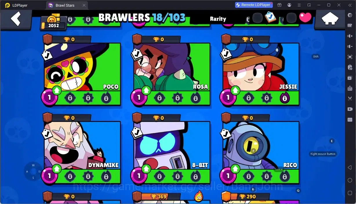 Brawl Stars Accounts Android | 2052 Thropy |18 Brawler|2 Hypercharger(E image 5