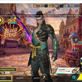 Blood Strike Accounts Collab Skin ASIA|ETERNAL QBZ95-Whisper Lv3|Collab AOT-M4A1|3 ULTRA(ETHAN,Origin12,Glock)|Collab