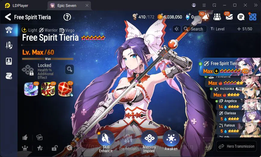 Epic Seven Accounts Global Unverif | 6ML | Tieria | Tenebria | Veronik image 20
