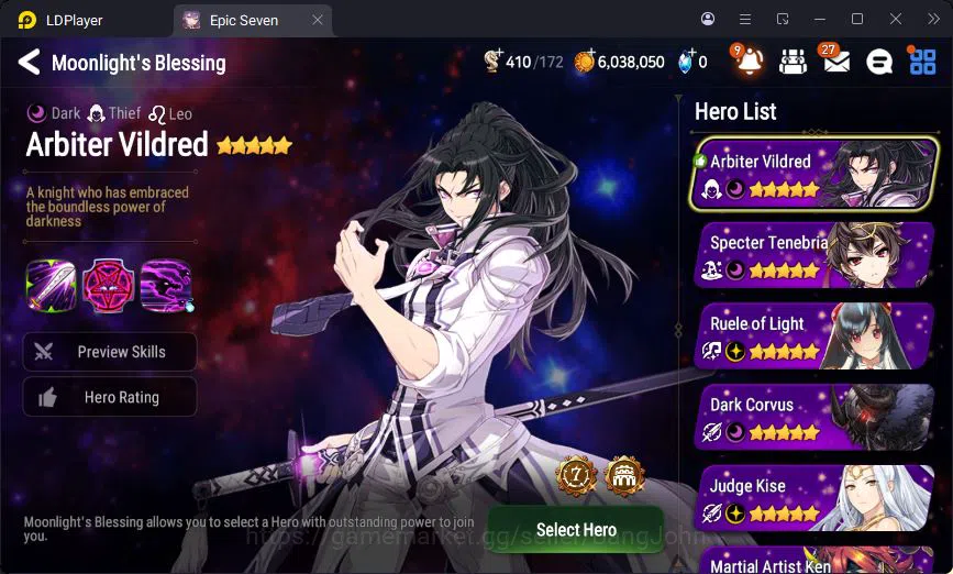 Epic Seven Accounts Global Unverif | 6ML | Tieria | Tenebria | Veronik image 3