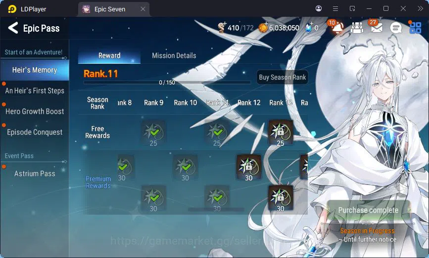 Epic Seven Accounts Global Unverif | 6ML | Tieria | Tenebria | Veronik image 5