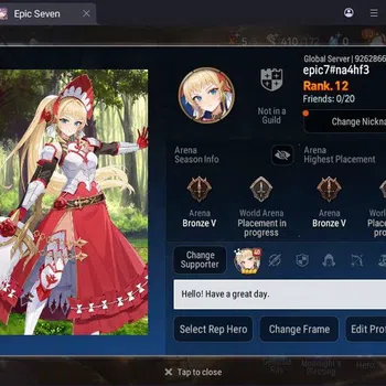 Epic Seven Mid-Tier Global Unverif | 6ML | Tieria | Tenebria | Veronik image 1