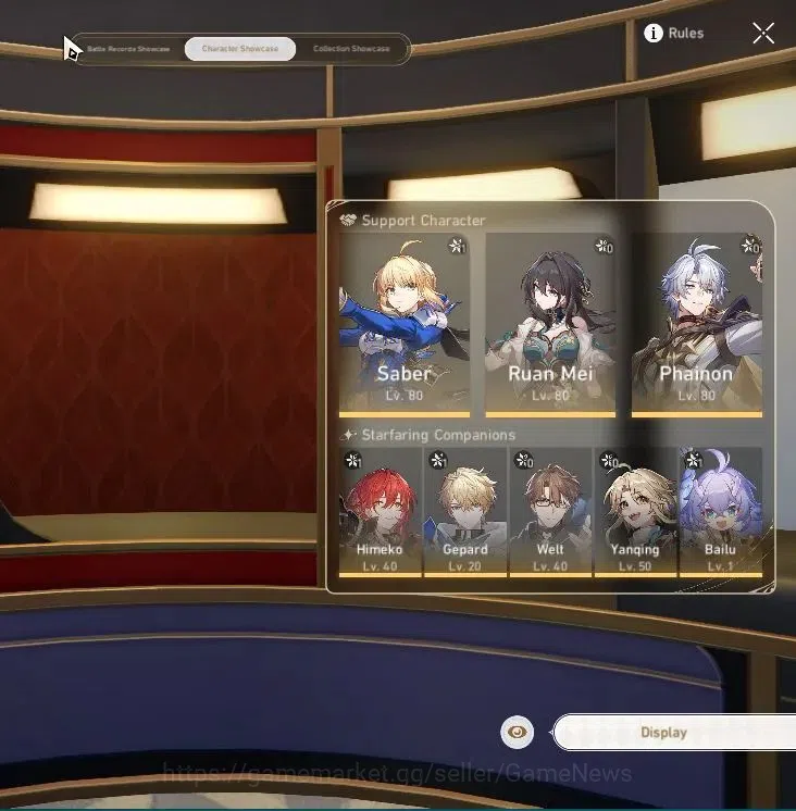 Honkai Star Rail Accounts Others Asia|TL 66|8 Limited|[Saber E1,SW 999]+Sign,Phainon,Robin,Adventurine,Yunli,Archer,Ruan 2