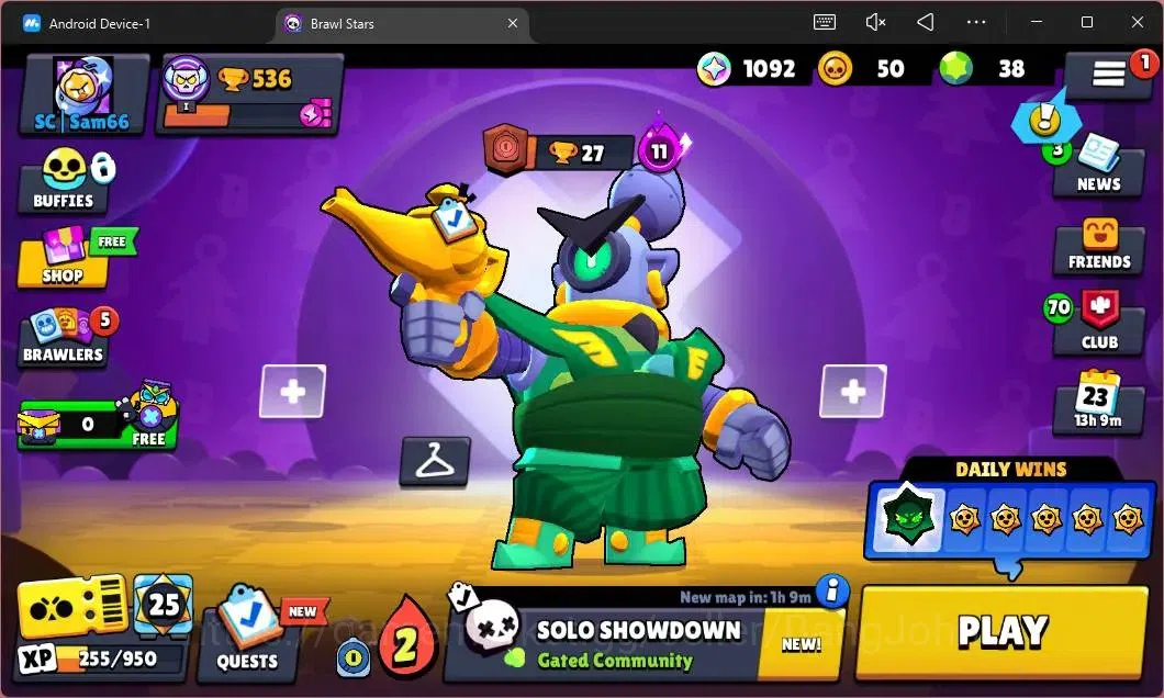 Brawl Stars Accounts Global | 536 Thropy|13 Brawler|3 Max Hypercharge(S image 1