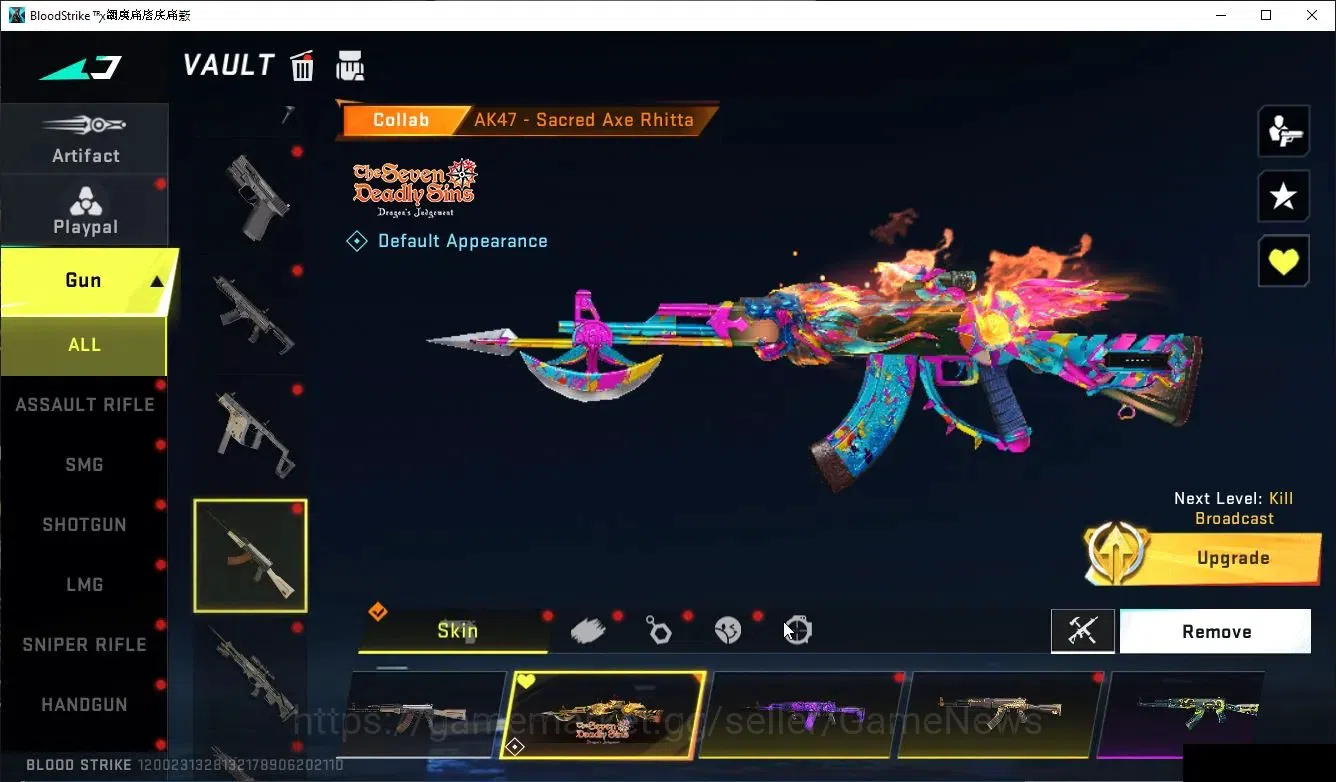 Blood Strike Accounts ASIA|ETERNAL DeAgle+Collab TOKRAV MCX,FN2000,Takem image 17