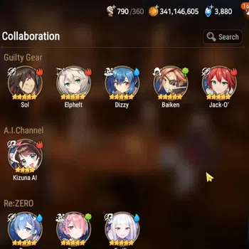 Epic Seven Accounts High-End ASIA Verif END GAME|84% Hero Journal,42K GI+45 ML(AinzOal,BArunka,ZIO,etc)+Full ALL