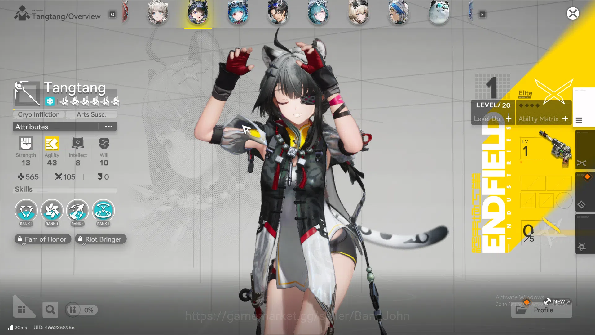 Arknights: Endfield Accounts ASIA | 2Limit+2Sign |Laevatain Sign,Tangtang Sign,Lastrite,Lifeng,Ember,Pogra,Ardelia AKE292B 2