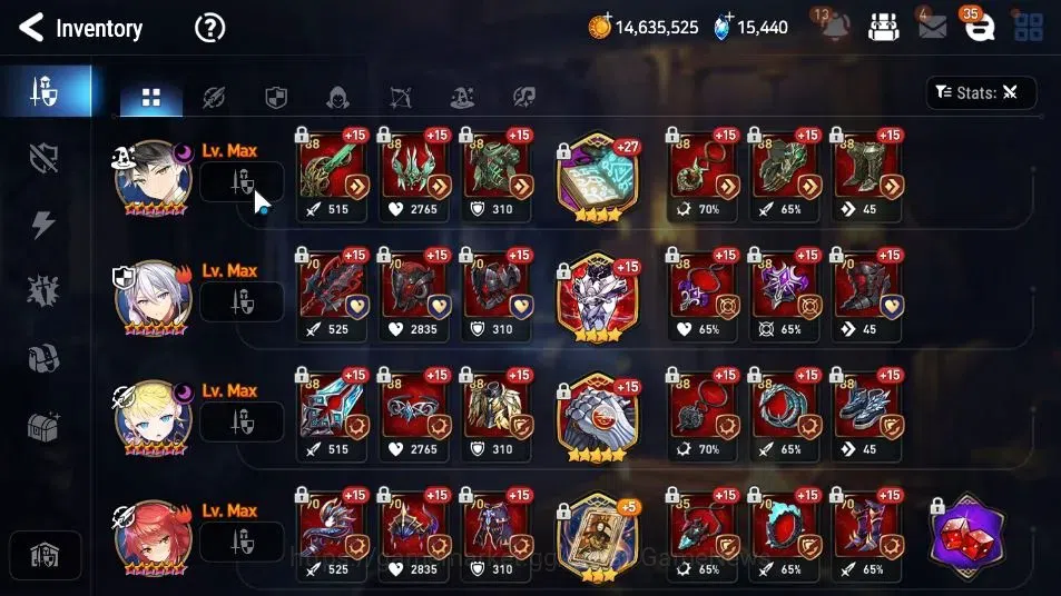 Epic Seven Accounts GLOBAL Unverif|17 ML(Rhiana&Luc,Salome,Zio,RuleLig image 18