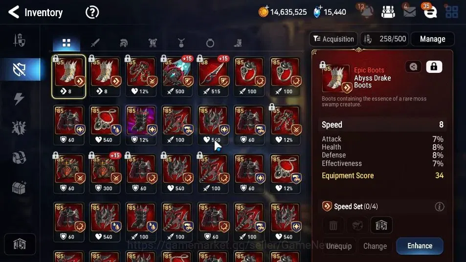 Epic Seven Accounts GLOBAL Unverif|17 ML(Rhiana&Luc,Salome,Zio,RuleLig image 19