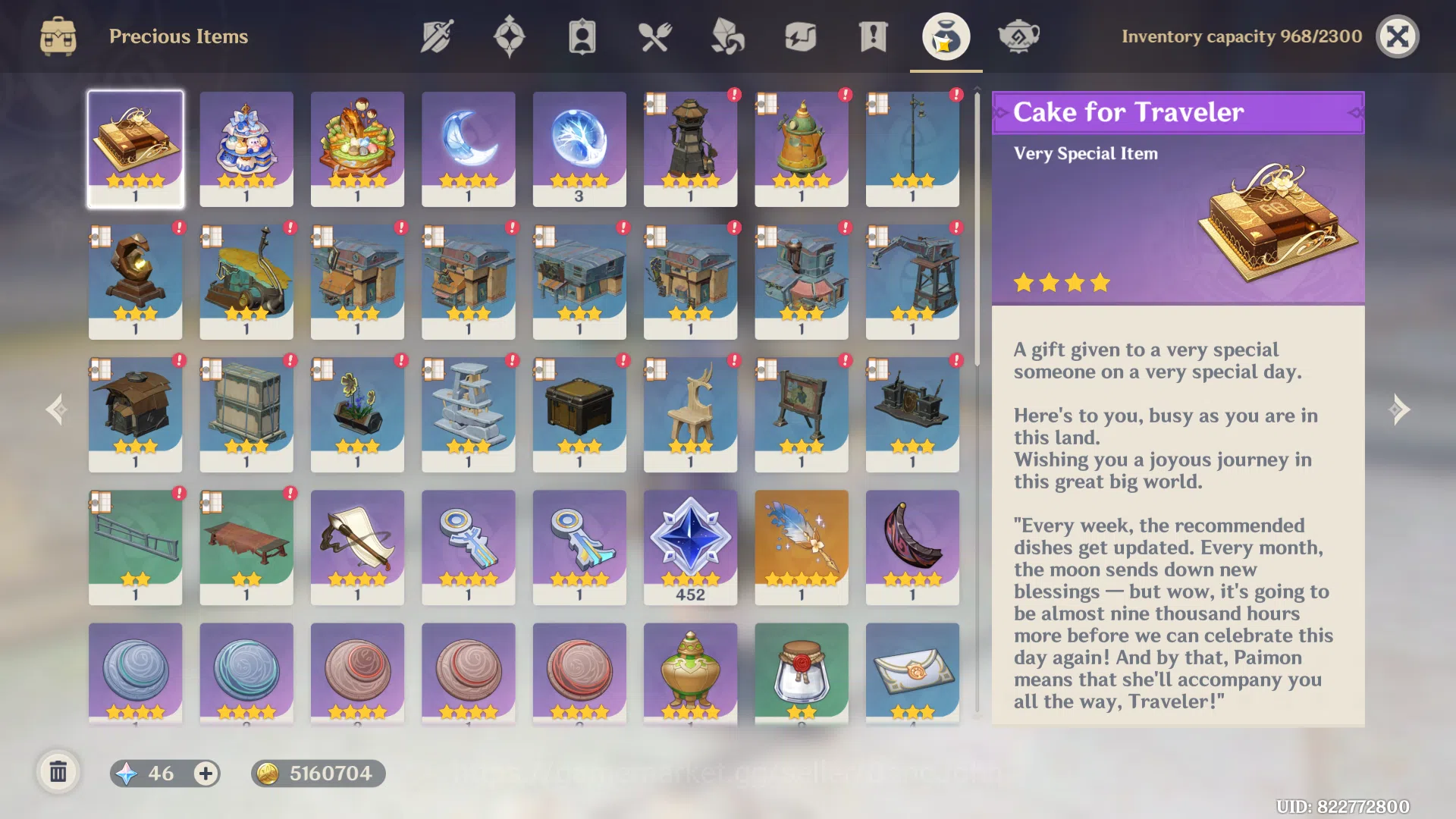 Genshin Impact Accounts Others ASIA|AR 58|10 Limit +11(*5 Weapon)|(Arlecchino,Raiden,Xiao,Ayaka)+Sign,Flins,Yae Miko,Etc|5 13