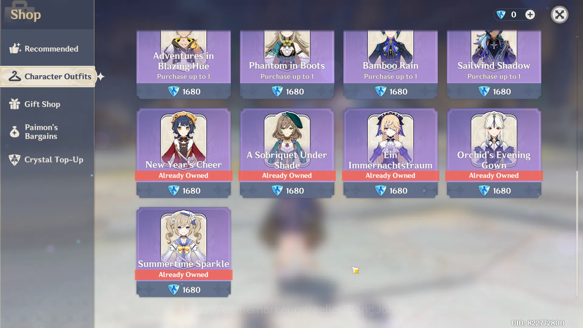 Genshin Impact Accounts Others ASIA|AR 58|10 Limit +11(*5 Weapon)|(Arlecchino,Raiden,Xiao,Ayaka)+Sign,Flins,Yae Miko,Etc|5 3