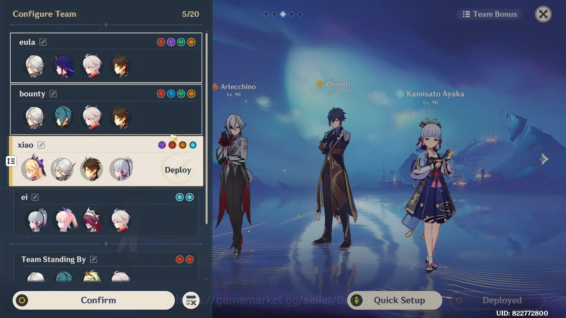 Genshin Impact Accounts Others ASIA|AR 58|10 Limit +11(*5 Weapon)|(Arlecchino,Raiden,Xiao,Ayaka)+Sign,Flins,Yae Miko,Etc|5 5