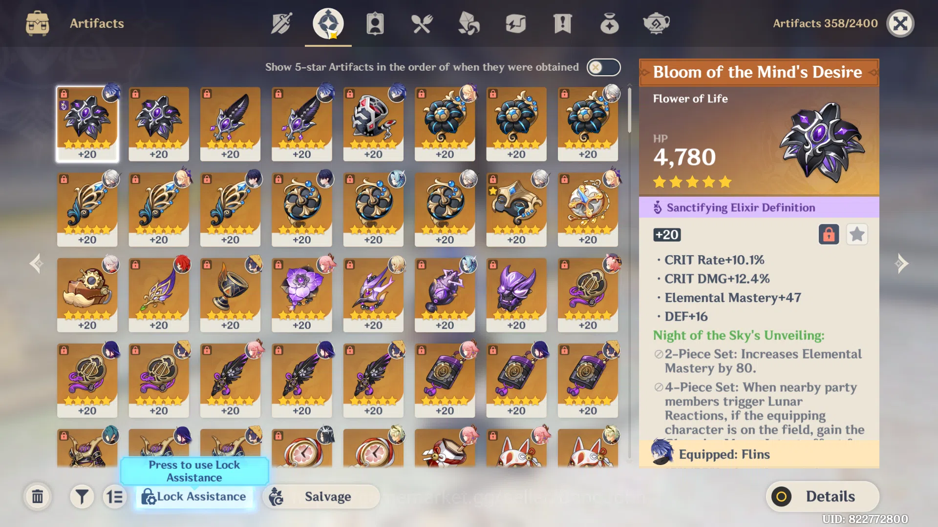 Genshin Impact Accounts Others ASIA|AR 58|10 Limit +11(*5 Weapon)|(Arlecchino,Raiden,Xiao,Ayaka)+Sign,Flins,Yae Miko,Etc|5 7