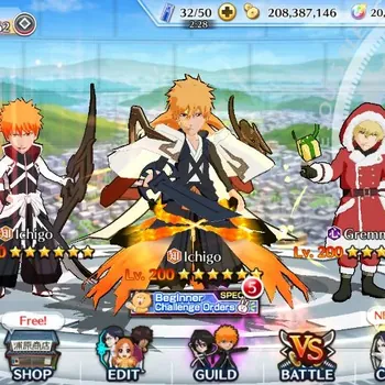 Bleach: Brave Souls Accounts High-End Global | 79K BP+20K Orb+208M Coins|(Ichigo,Gremmy,Grimmjow)|Fresh All Story