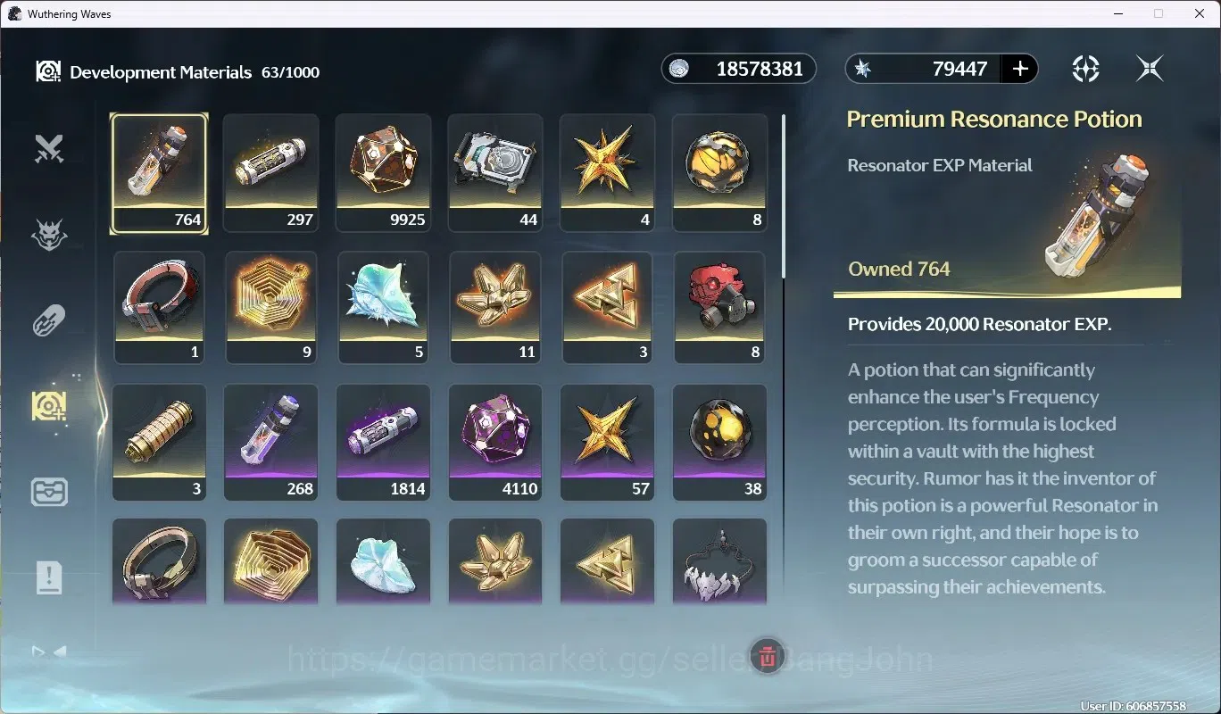Wuthering Waves Accounts EU|UL 49|Rank 5|1 Char 5* [Rebecca]|Akun Ready Gac image 10