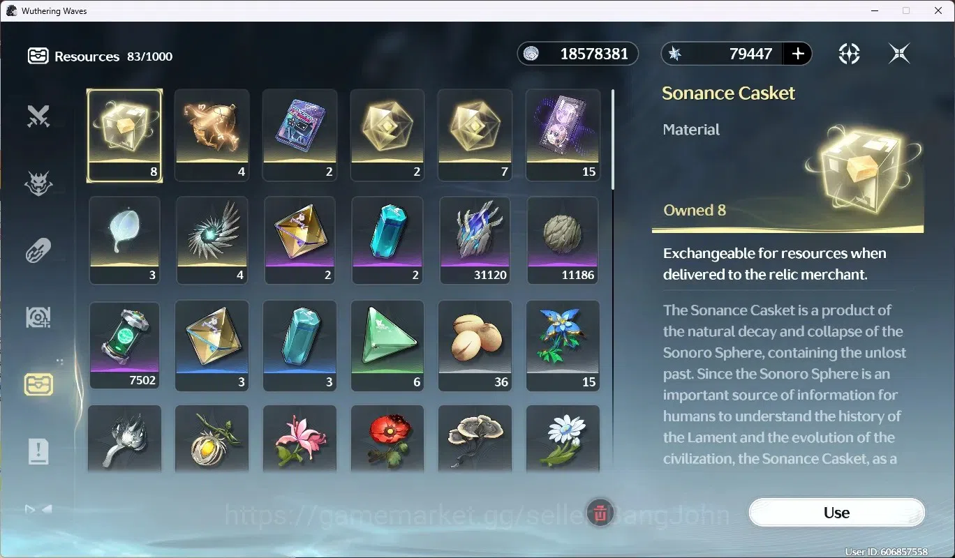 Wuthering Waves Accounts EU|UL 49|Rank 5|1 Char 5* [Rebecca]|Akun Ready Gac image 11