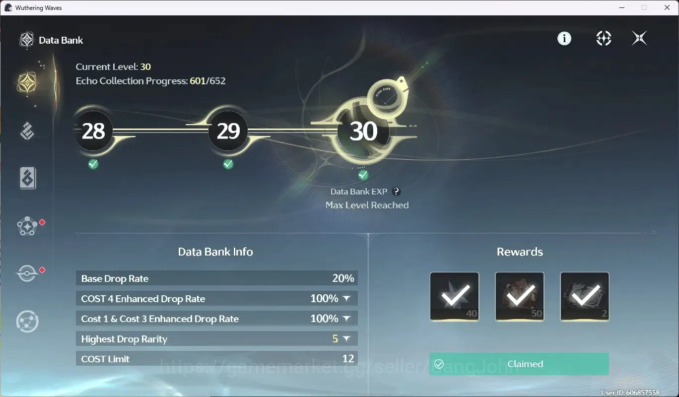 Wuthering Waves Accounts EU|UL 49|Rank 5|1 Char 5* [Rebecca]|Akun Ready Gac image 5