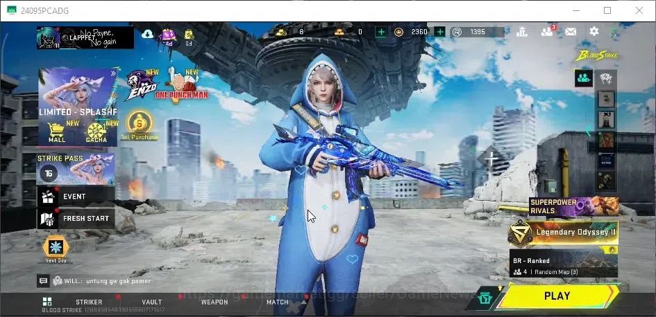 Blood Strike Accounts Others ASIA|ETERNAL Galil-Blight's|Limit,Origin-12|Legend M4A1-Venom,KAG6-Violet,M700-Energy 1