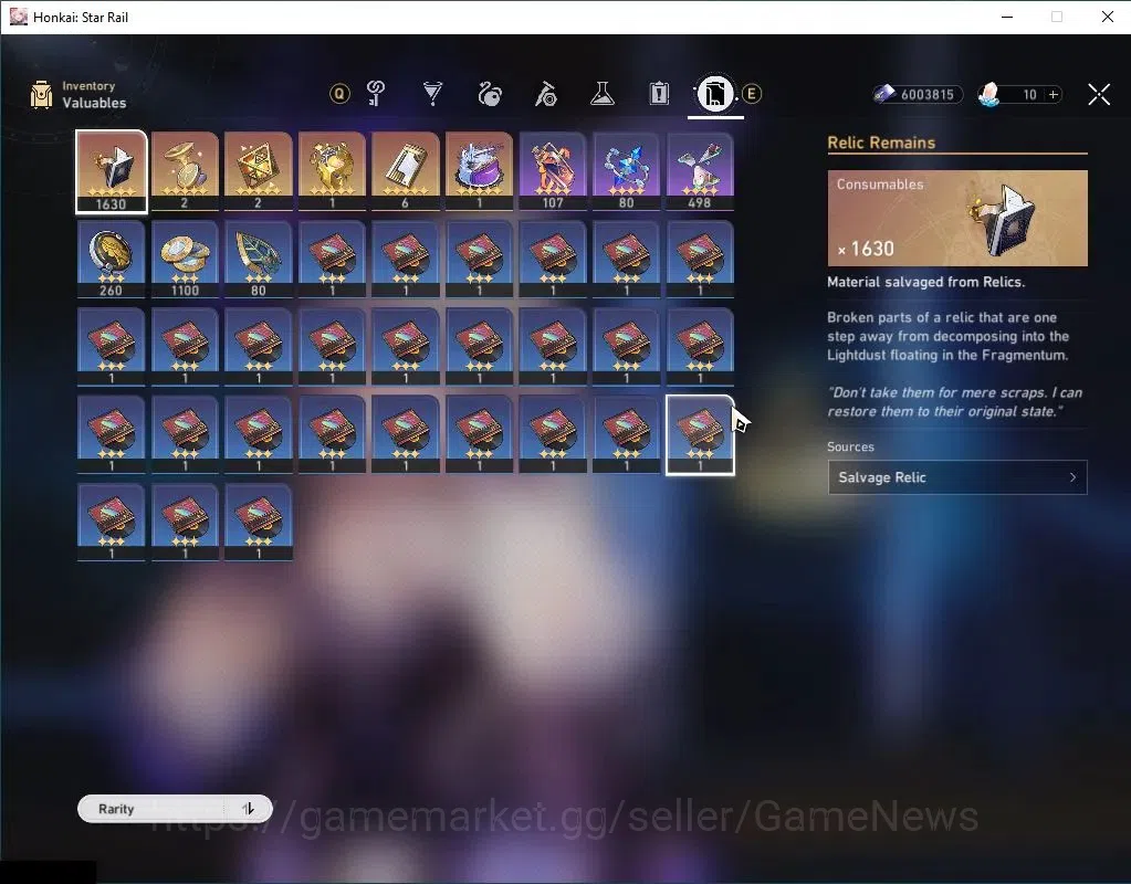 Honkai Star Rail Accounts Asia|TL 60|Selector B5 ON + 1 Golden Comp|6 Limite image 10