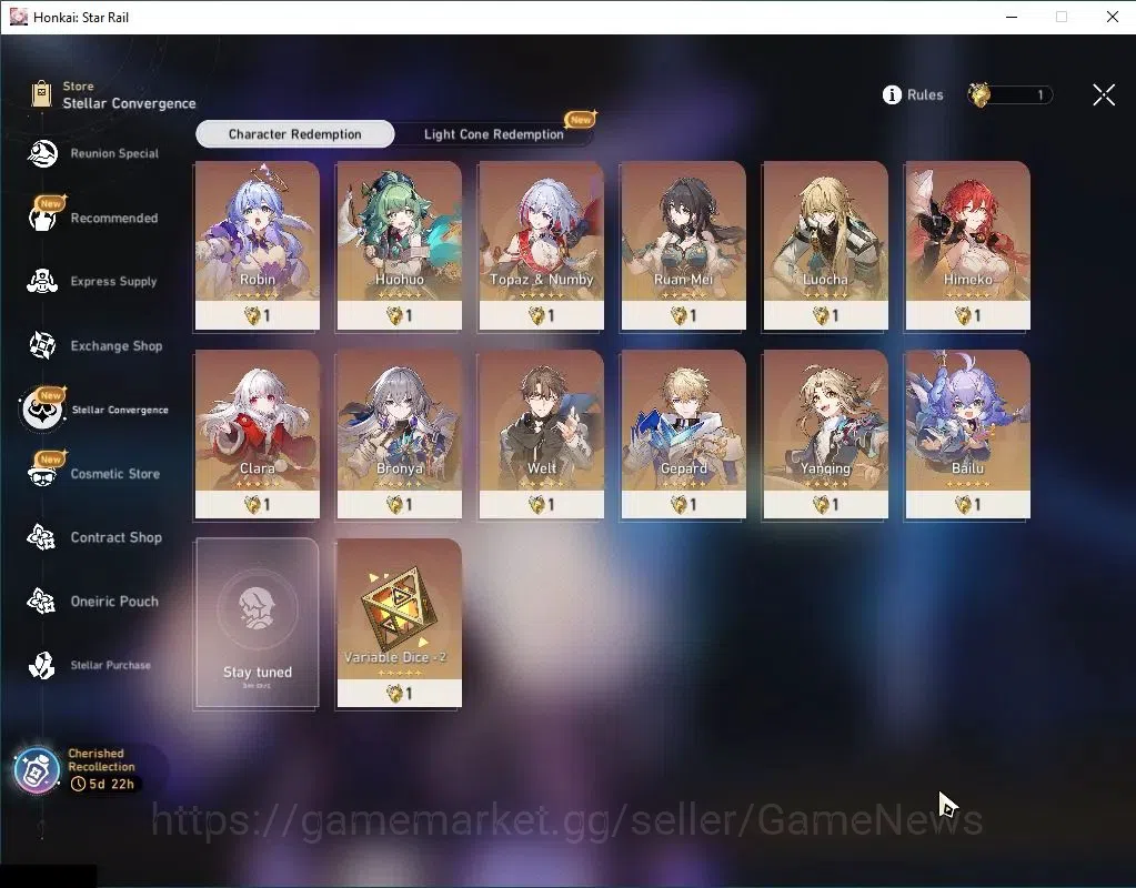 Honkai Star Rail Accounts Asia|TL 60|Selector B5 ON + 1 Golden Comp|6 Limite image 14