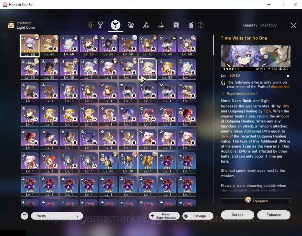 Honkai Star Rail Accounts Asia|TL 60|Selector B5 ON + 1 Golden Comp|6 Limite image 5