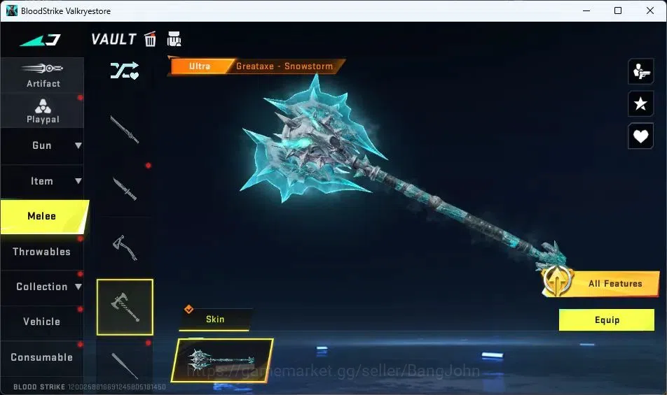 Blood Strike Accounts ASIA | EVO KAG-6 | Collab Katya| 2 Eternal| 2 Coll image 6