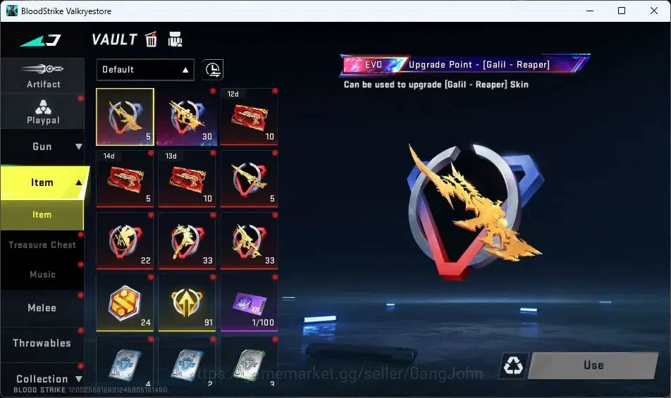 Blood Strike Accounts ASIA | EVO KAG-6 | Collab Katya| 2 Eternal| 2 Coll image 9