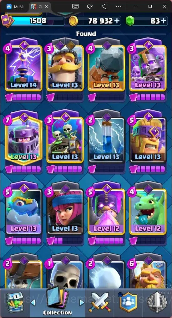 Clash Royale Accounts Mobile | KTL 14 | Trophy 9184 | 121 Cards | Arena image 5