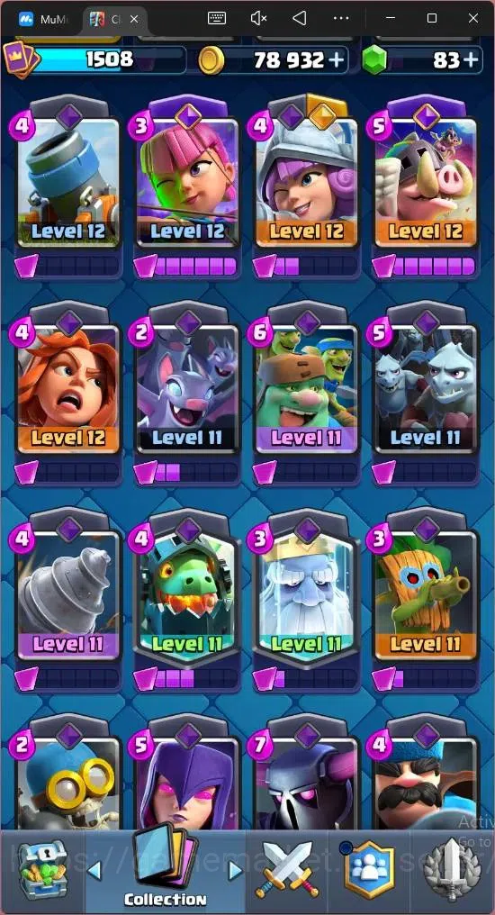 Clash Royale Accounts Mobile | KTL 14 | Trophy 9184 | 121 Cards | Arena image 6