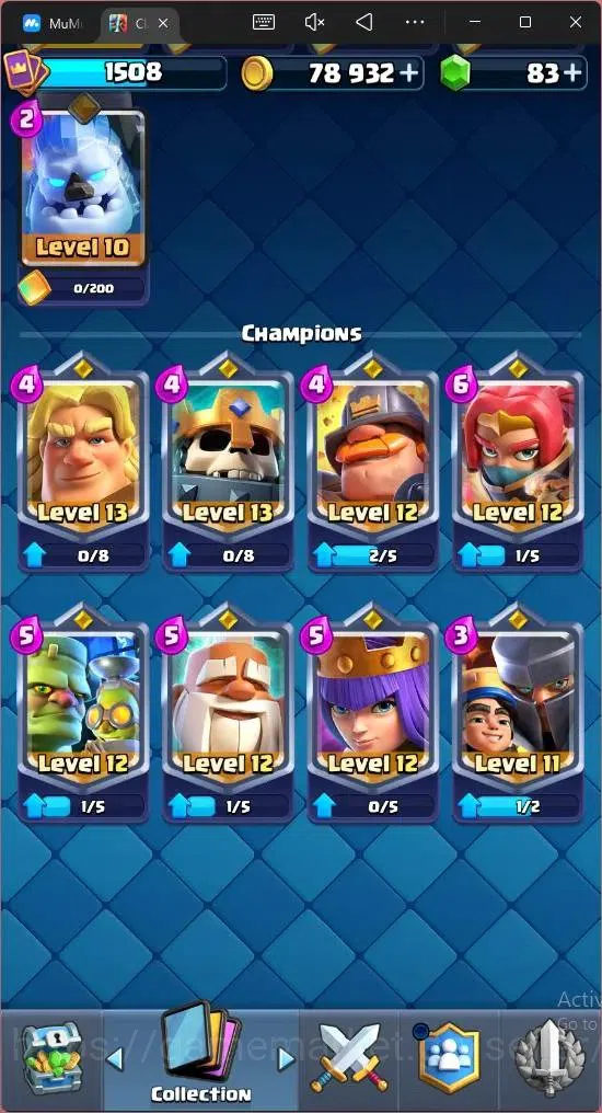 Clash Royale Accounts Mobile | KTL 14 | Trophy 9184 | 121 Cards | Arena image 9