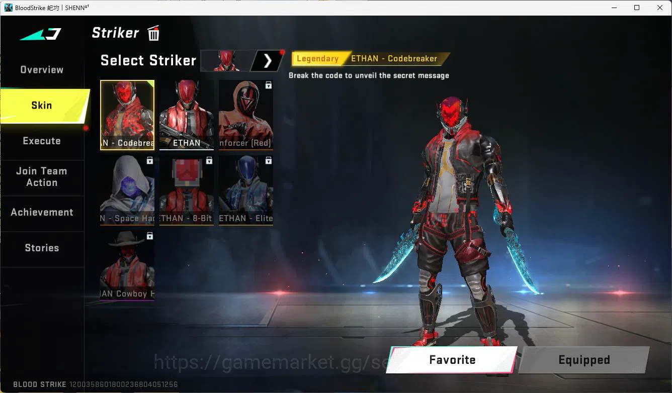 Blood Strike Accounts ASIA | ultra NOVA thorn rose, Ultra dualblade, ult image 4