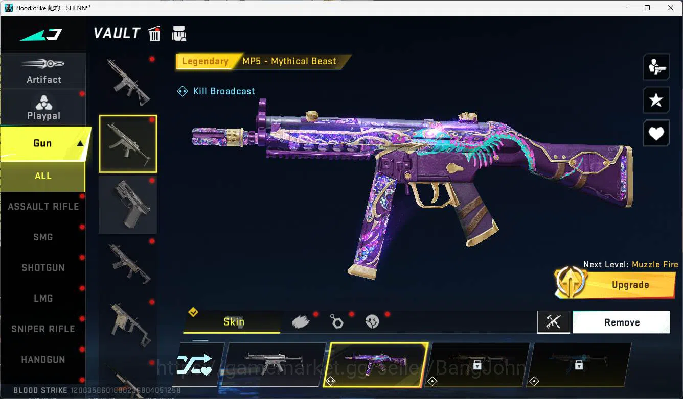 Blood Strike Accounts ASIA | ultra NOVA thorn rose, Ultra dualblade, ult image 9