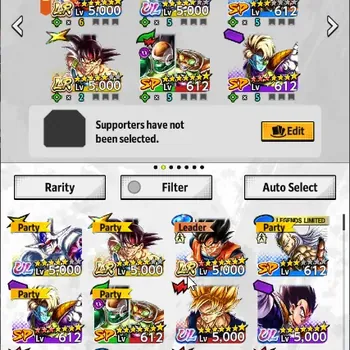 Dragon Ball Legends Accounts High-End Android | Lvl 151|15,1M Total Power|346 CC|2 LR|4 UL|LR Bardock,Goku|UL Final Form
