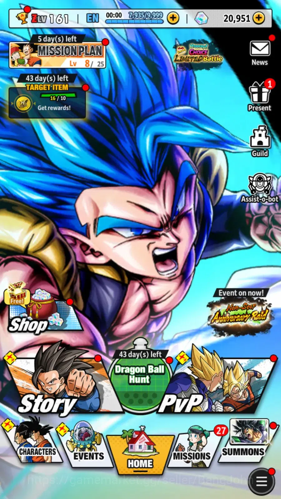 Dragon Ball Legends Accounts Android | Lvl 161|461M Total Power|20.9K CC|3 LR|6 image 20