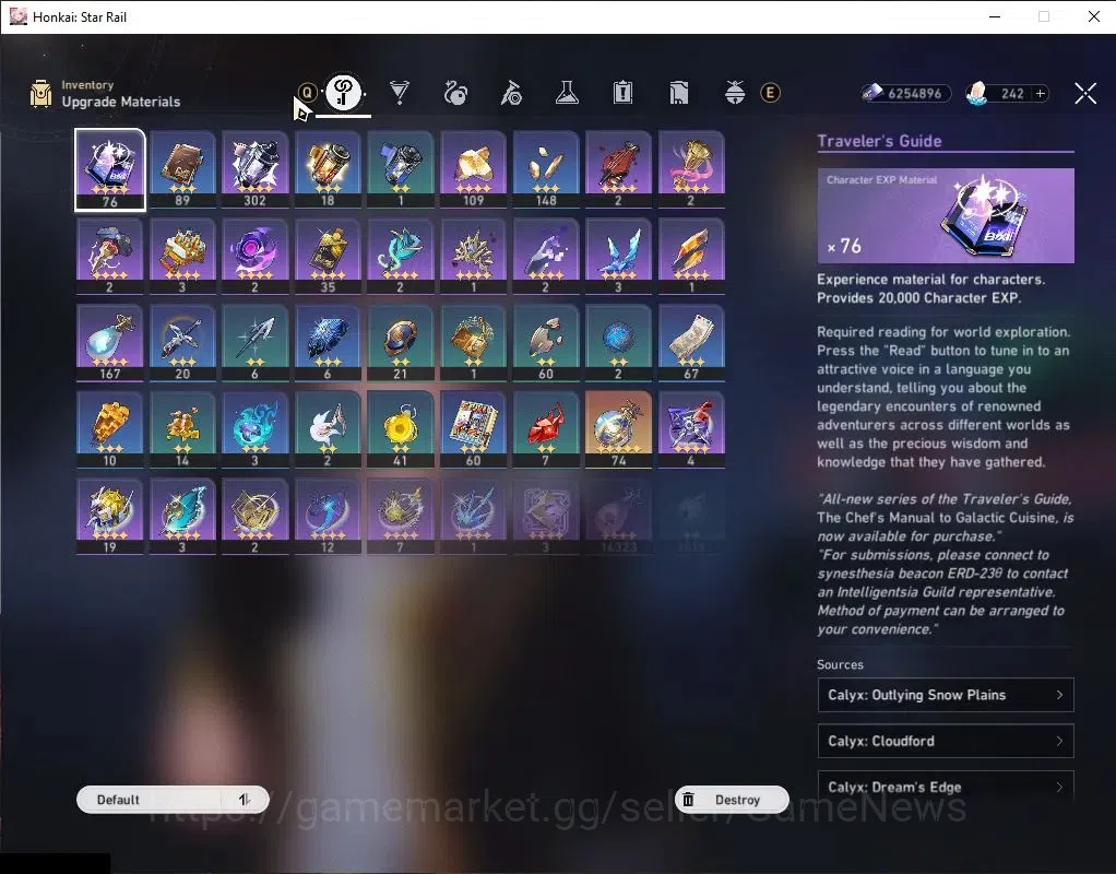 Honkai Star Rail Accounts Asia|TL 70|Premium Hypercarry|17 Limited|[Casto,Sp image 7