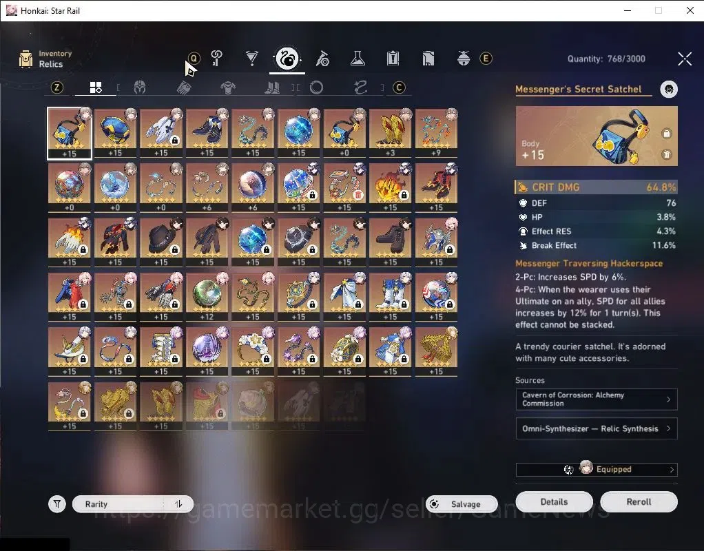 Honkai Star Rail Accounts Asia|TL 70|Premium Hypercarry|17 Limited|[Casto,Sp image 8