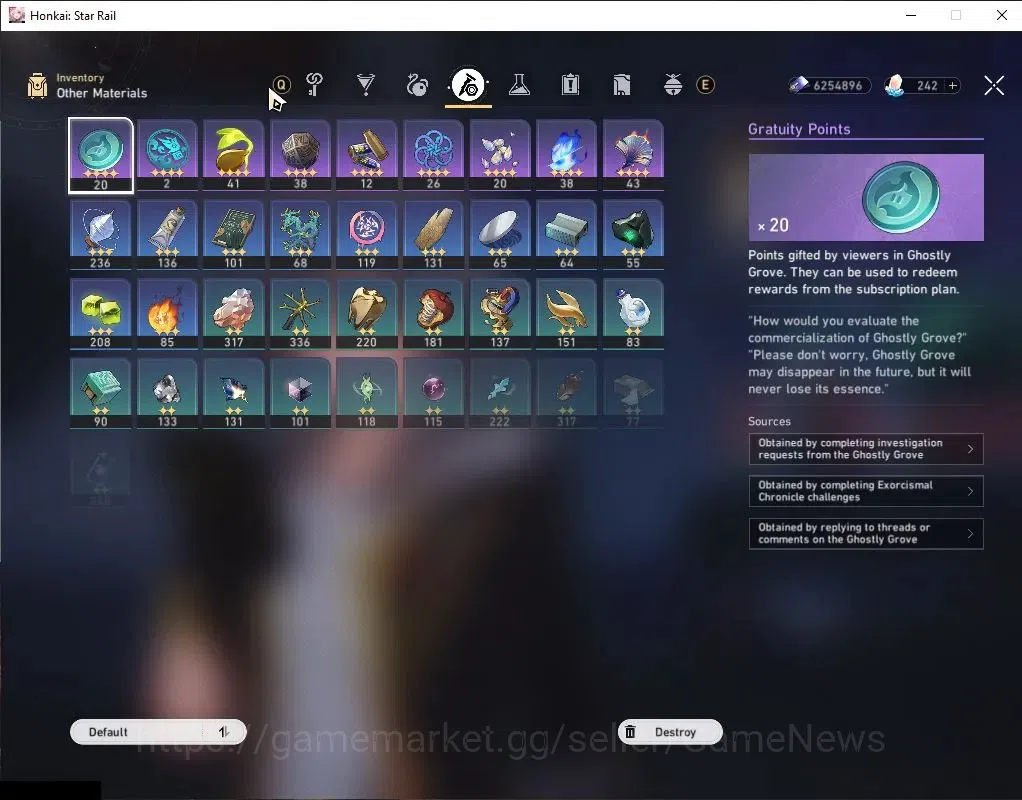 Honkai Star Rail Accounts Asia|TL 70|Premium Hypercarry|17 Limited|[Casto,Sp image 9