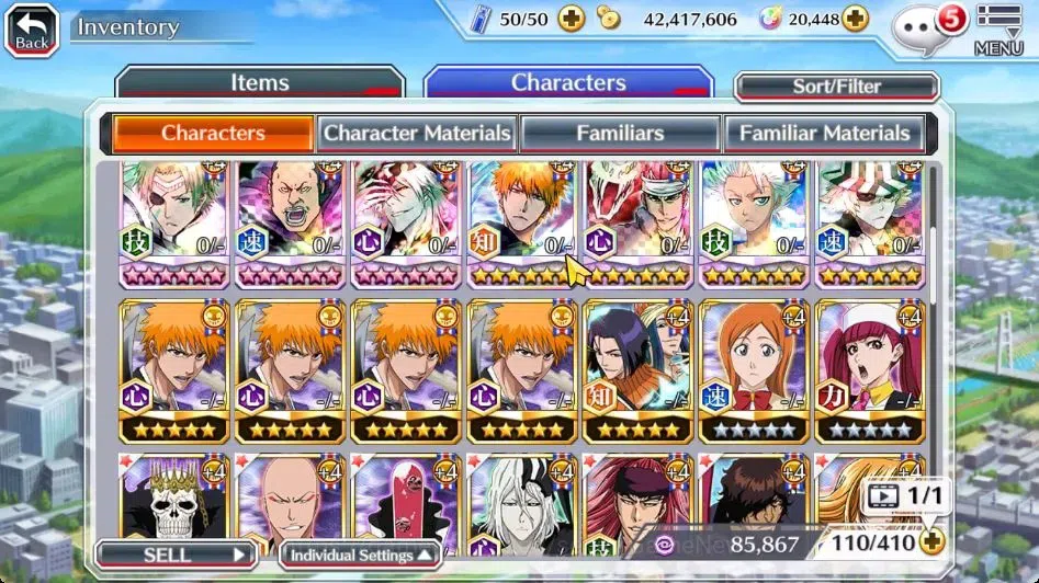 Bleach: Brave Souls Accounts [GLOBAL]20K Orbs+Fresh All Story|Ichigo 9th Aniv,H image 9