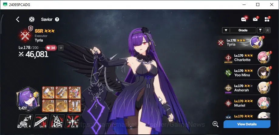 StarSavior Accounts Global|Lv 72|29 SSR[(Tyria,Bunny Charlotte,Asherah image 3