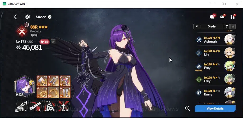 StarSavior Accounts Global|Lv 72|29 SSR[(Tyria,Bunny Charlotte,Asherah image 4