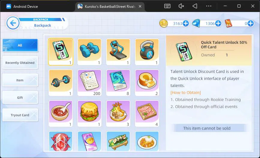 Kuroko's Basketball Street Rivals Accounts SEA|SV19|Lv 24|DM 1306|Tetsuya Kuroko A2,Zone Taig image 2