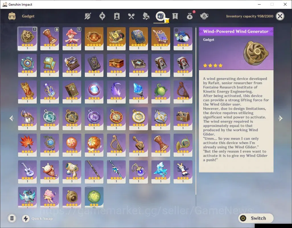 Genshin Impact Accounts ASIA|AR 60|EulaC6+Sign+PremTeam|13Limited+13(*5Wep image 16
