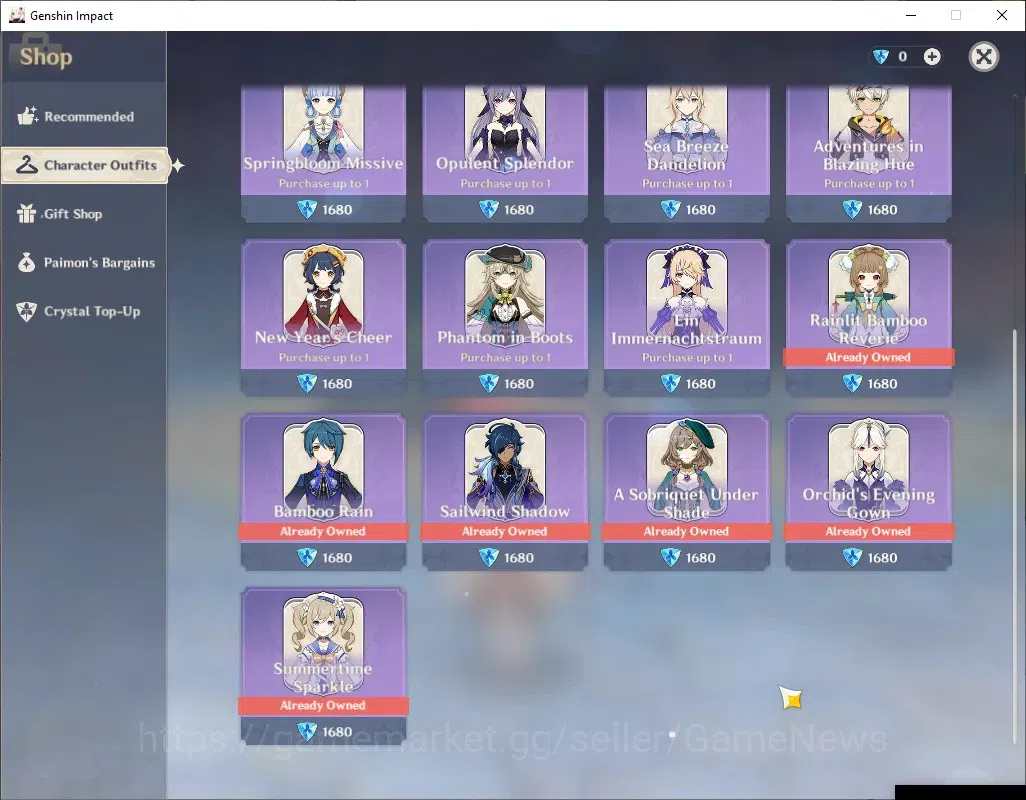 Genshin Impact Accounts ASIA|AR 60|EulaC6+Sign+PremTeam|13Limited+13(*5Wep image 20