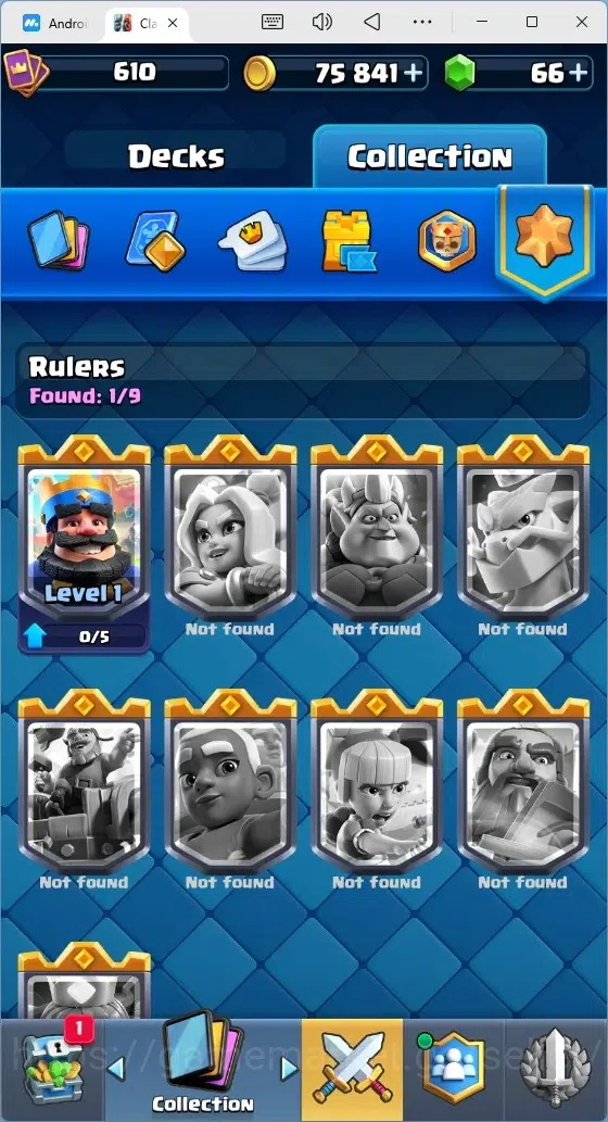 Clash Royale Accounts Mobile |Trophy 8592|4 EVO Cards|1 Hero Card|66 Gem image 15