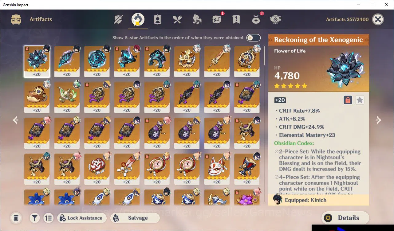 Genshin Impact Accounts ASIA|AR57|7 Limited+ 7 |[5 Star's Weapon]|Kinich+S image 11