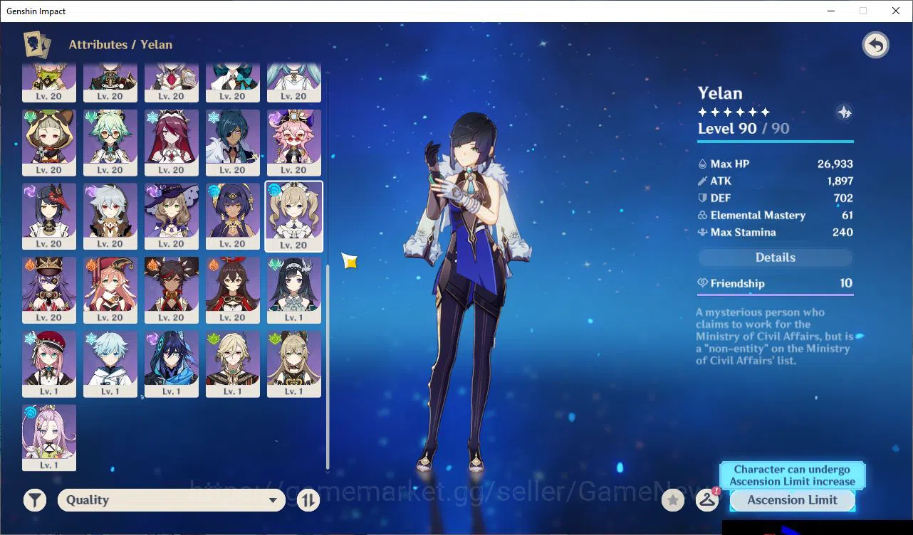 Genshin Impact Accounts ASIA|AR57|7 Limited+ 7 |[5 Star's Weapon]|Kinich+S image 14