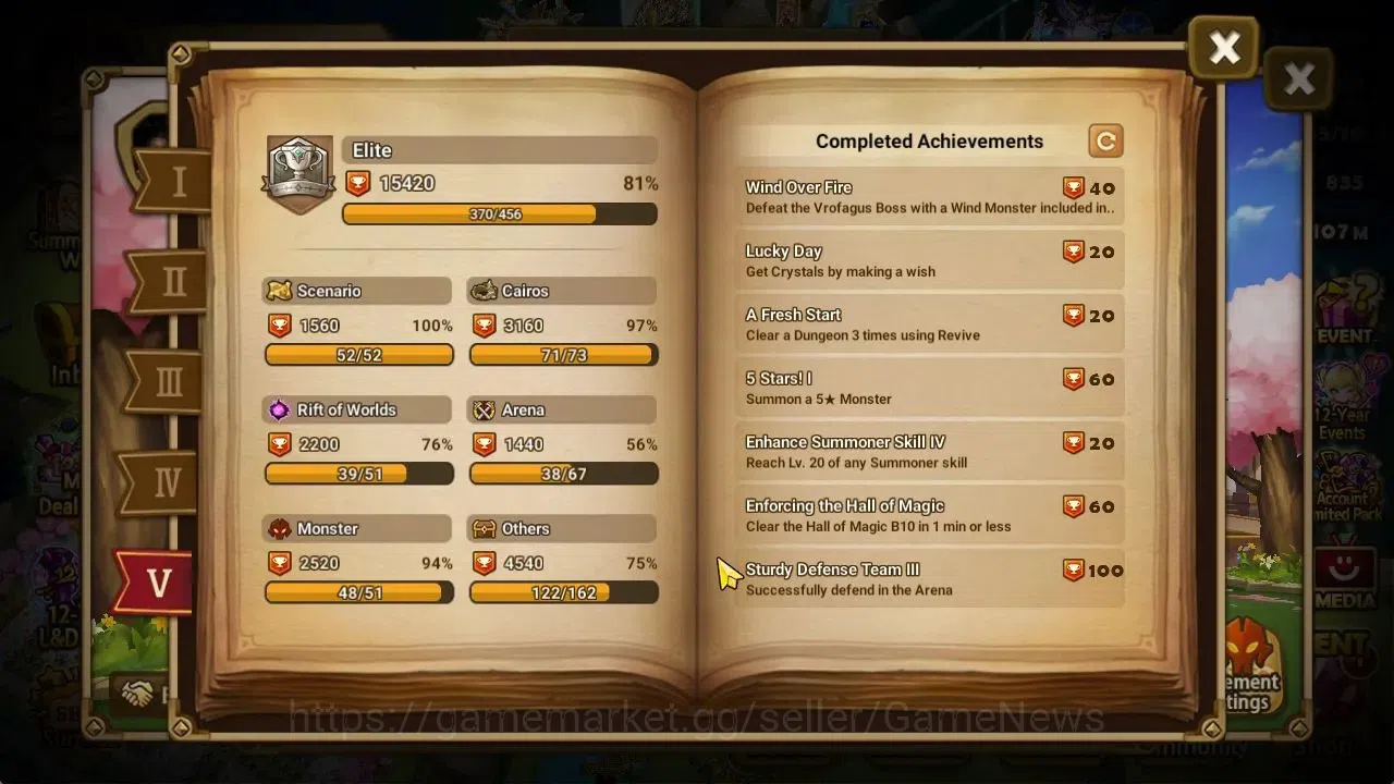 Summoners War: Sky Arena Accounts End-Game ASIA Lv 100|2 LD[Sukuna,Bella]|47 Total NB5[Ereshion,Fushiguro,Oliver,Etc]+139 7