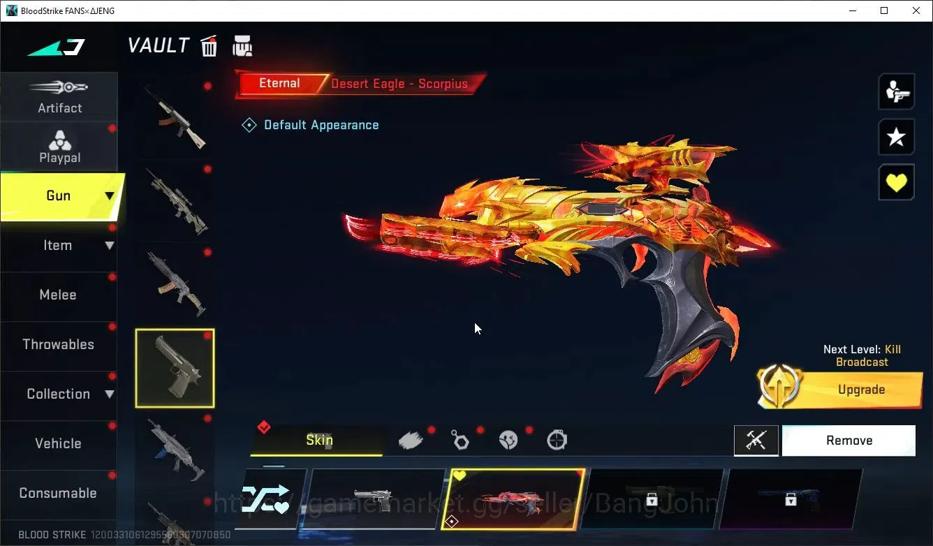 Blood Strike Accounts ASIA |2 ETERNAL:Desert Eagle-Scorpius,Bizon-Seraph image 4