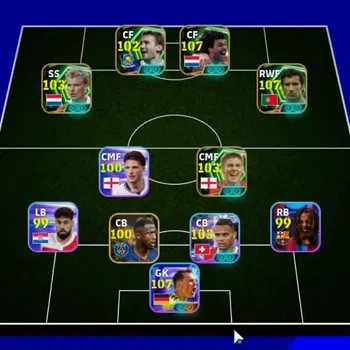 eFootball Accounts Legends & Iconic Players Android|Big Time Federico Dimarco '26|Epic Ruud Gullit,Luis Figo,Gerrard,Dennis